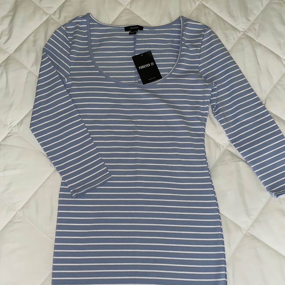 Forever21 striped midi dress